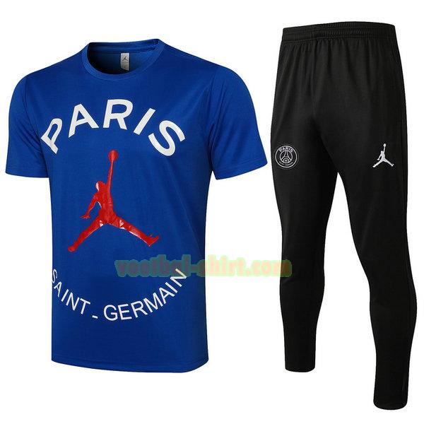 paris saint germain set opleiding 2021 2022 blauw mannen