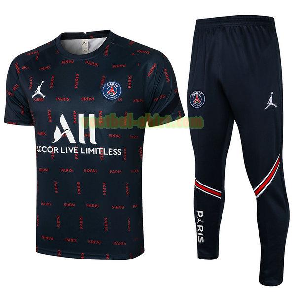 paris saint germain set opleiding 2021 22 blauw mannen