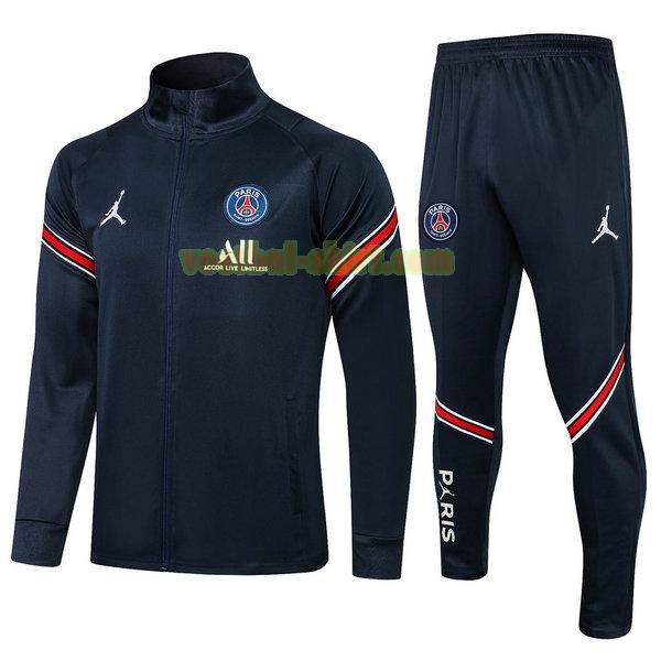 paris saint germain set trainingspak 2021 2022 navy mannen