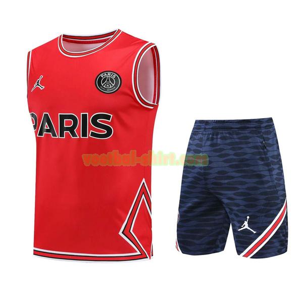 paris saint germain set vest 2022 2023 rood mannen