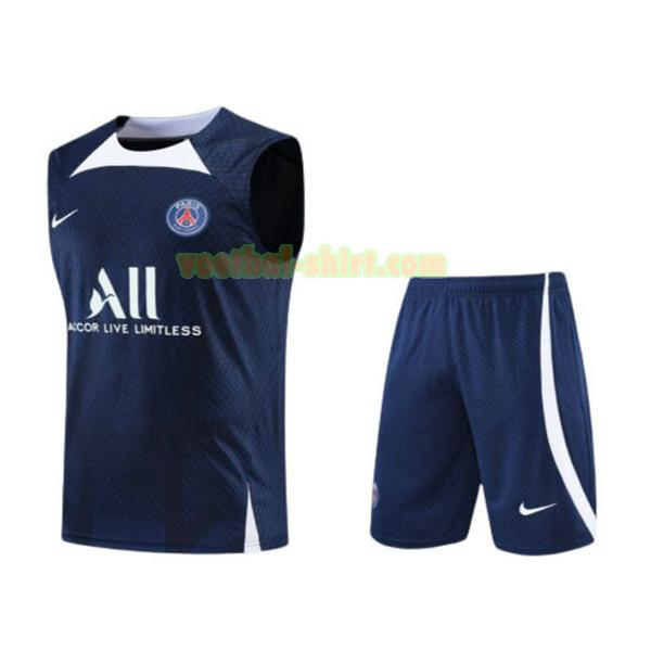 paris saint germain set vest 2023 navy mannen