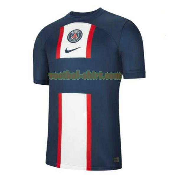 paris saint germain thuis shirt 2022 2023 blauw mannen