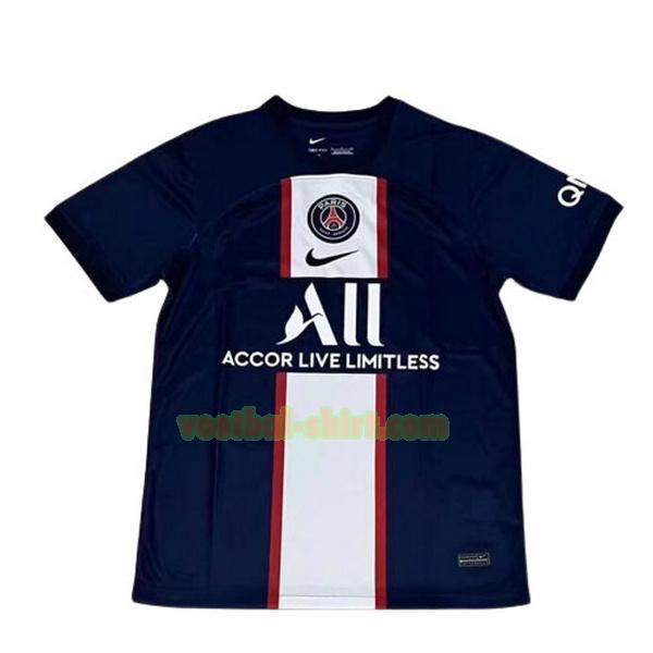 paris saint germain thuis shirt 2022 2023 thailand blauw mannen