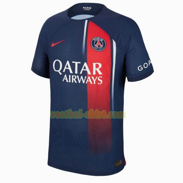 paris saint germain thuis shirt 2023 2024 blauw mannen