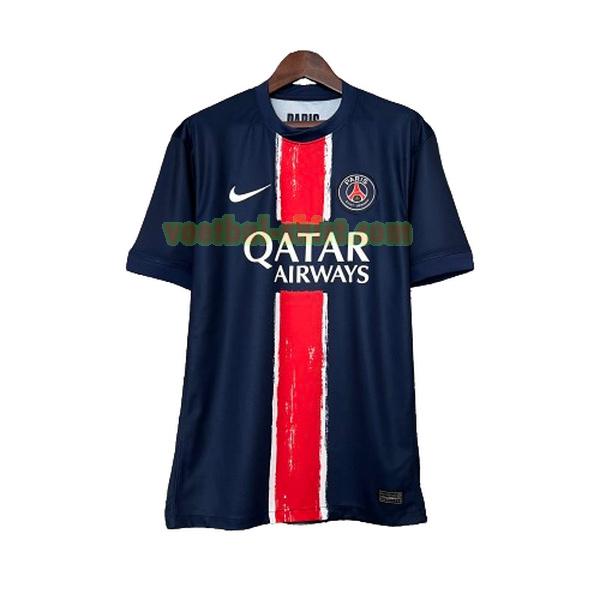 paris saint germain thuis shirt 2024 2025 thailand blauw mannen