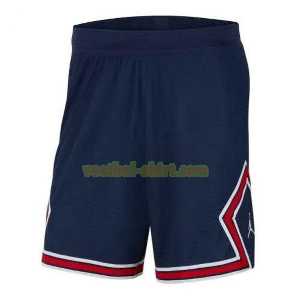 paris saint germain thuis shorts 2021 2022 blauw mannen