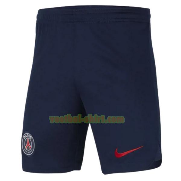 paris saint germain thuis shorts 2023 2024 blauw mannen