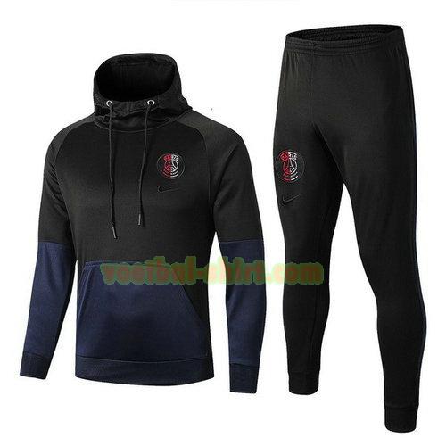 paris saint germain trainingspak 2019 2020 zwart blauw mannen