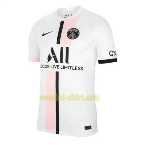 paris saint germain uit shirt 2021 2022 thailand wit mannen