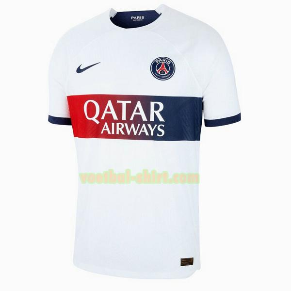 paris saint germain uit shirt 2023 2024 thailand wit mannen