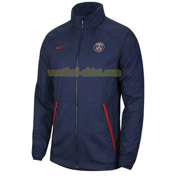 paris saint germain windjack 20-21 blauw mannen