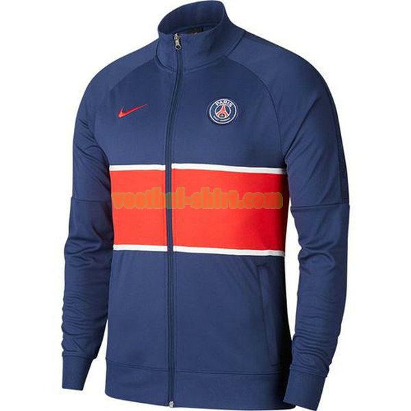 paris saint germain windjack 2020-2021 blauw mannen