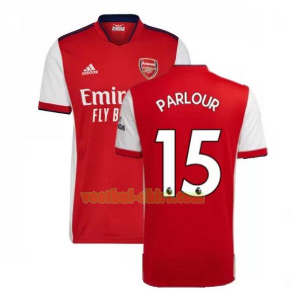 parlour 15 arsenal thuis shirt 2021 2022 rood mannen