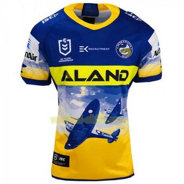 parramatta eels anzac shirt 2020 geel mannen