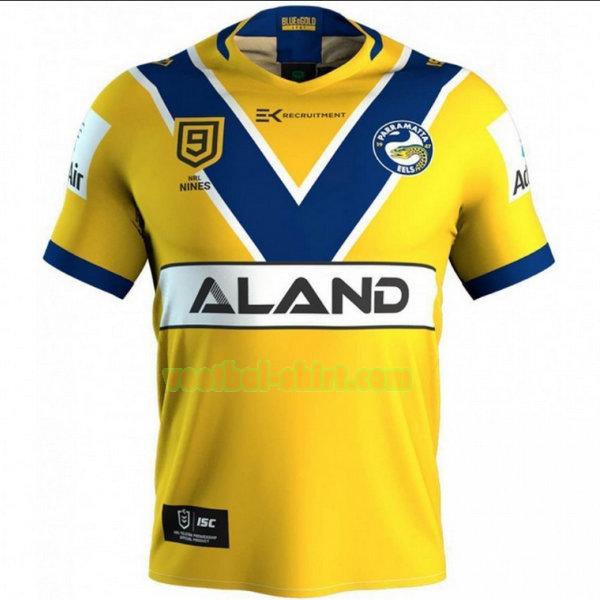 parramatta eels nines shirt 2020 geel mannen