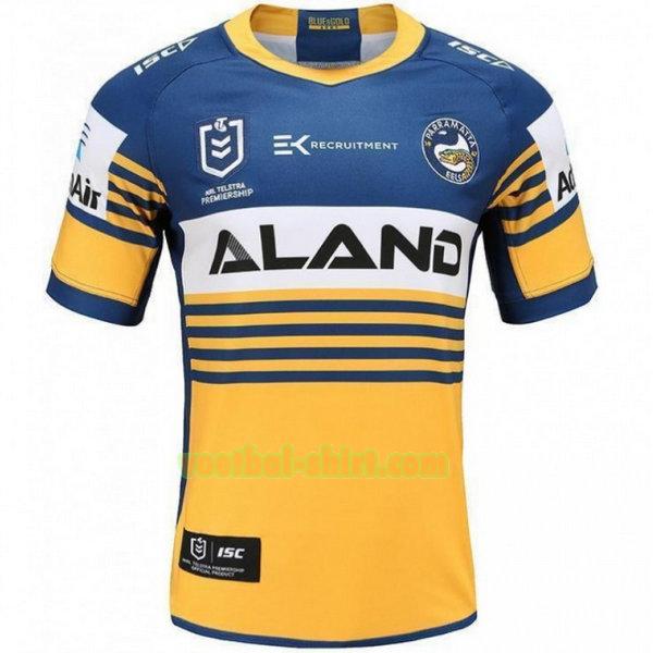 parramatta eels thuis shirt 2020 geel mannen