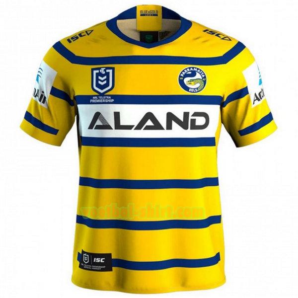 parramatta eels uit shirt 2019 geel mannen