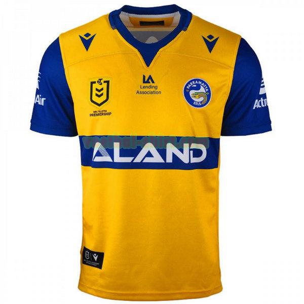 parramatta eels uit shirt 2021 geel mannen