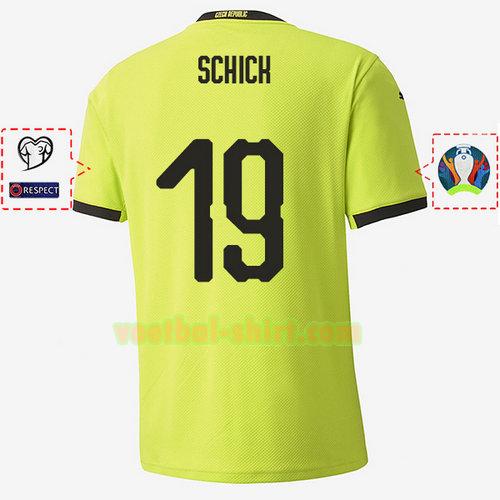 patrik schick 19 tsjechische republiek uit shirt 2020 mannen