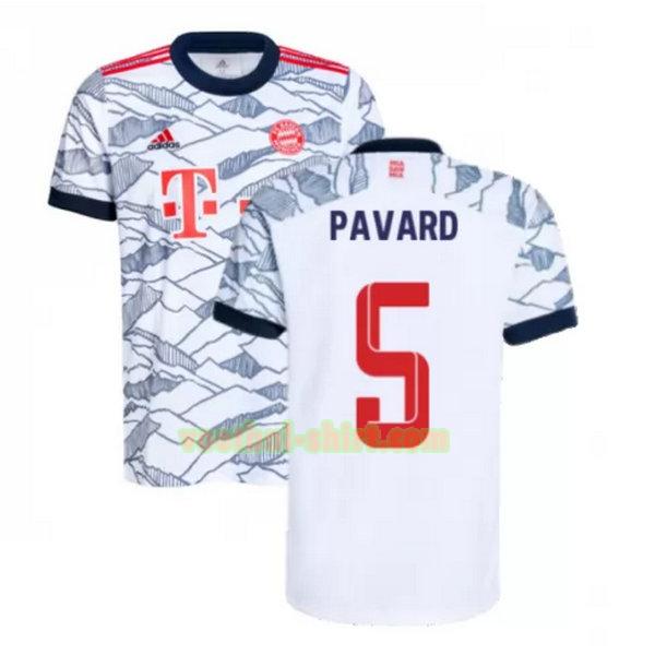 pavard 5 bayern münchen 3e shirt 2021 2022 zwart mannen