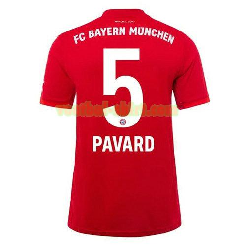 pavard 5 bayern münchen thuis shirt 2019-2020 mannen