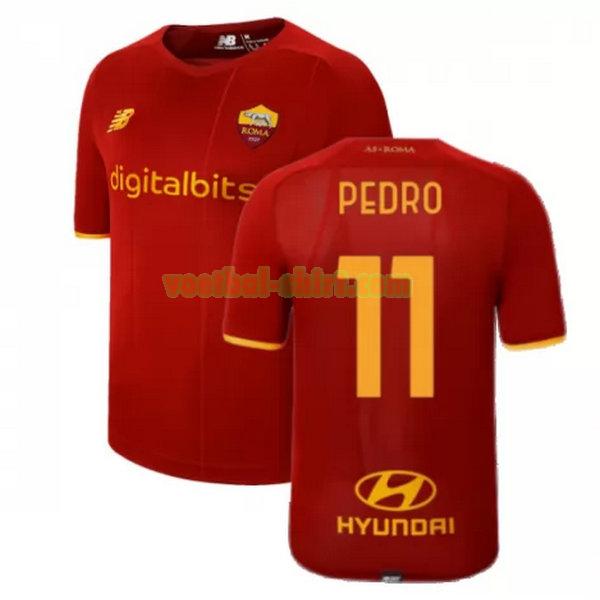 pedro 11 as roma thuis shirt 2021 2022 rood mannen