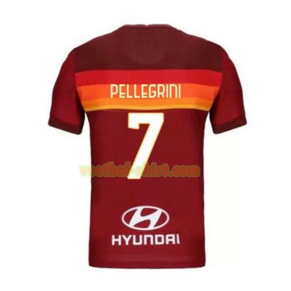 pellegrini 7 as roma priemra shirt 2020-2021 mannen