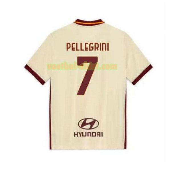 pellegrini 7 as roma uit shirt 2020-2021 mannen