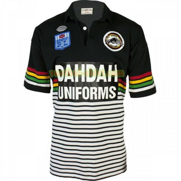 penrith panthers thuis shirt 1991 zwart mannen