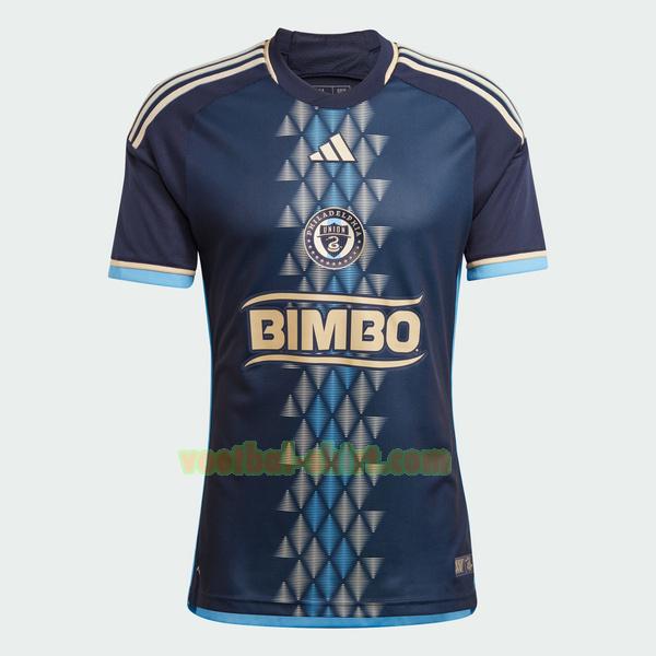 philadelphia union thuis shirt 2024 2025 thailand zwart mannen