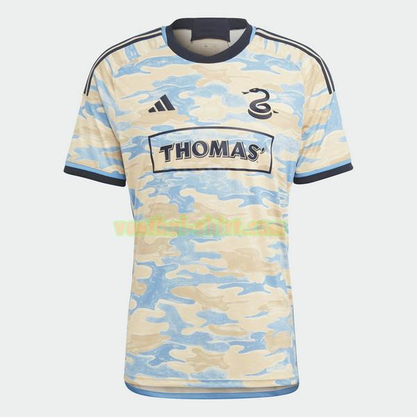 philadelphia union uit shirt 2023 2024 thailand geel mannen