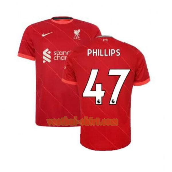 phillips 47 liverpool thuis shirt 2021 2022 rood mannen
