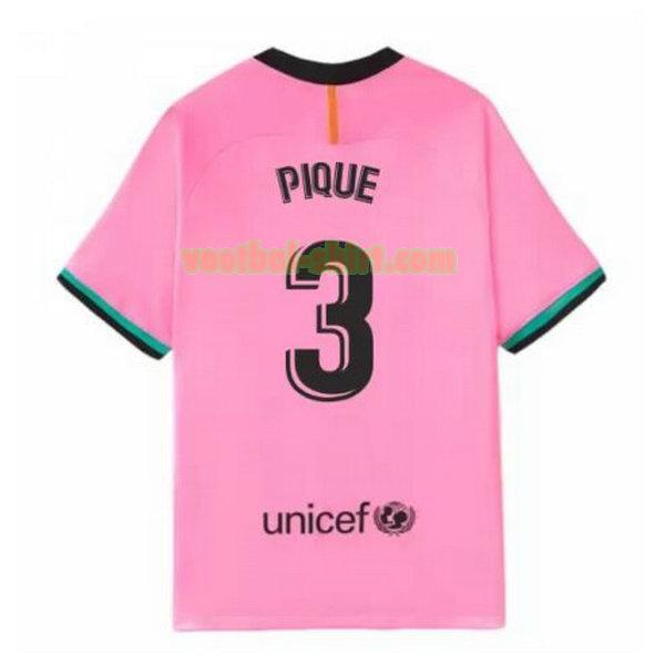 pique 3 barcelona 3e shirt 2020-2021 roze mannen