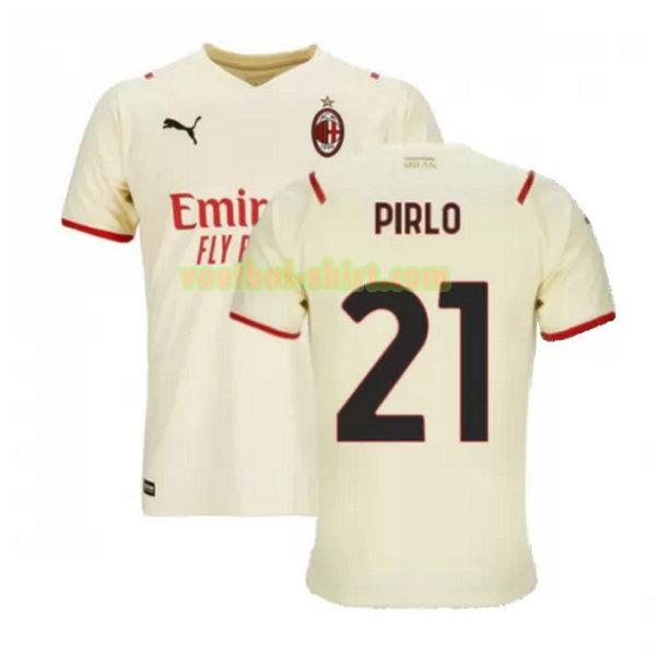 pirlo 21 ac milan uit shirt 2021 2022 wit mannen