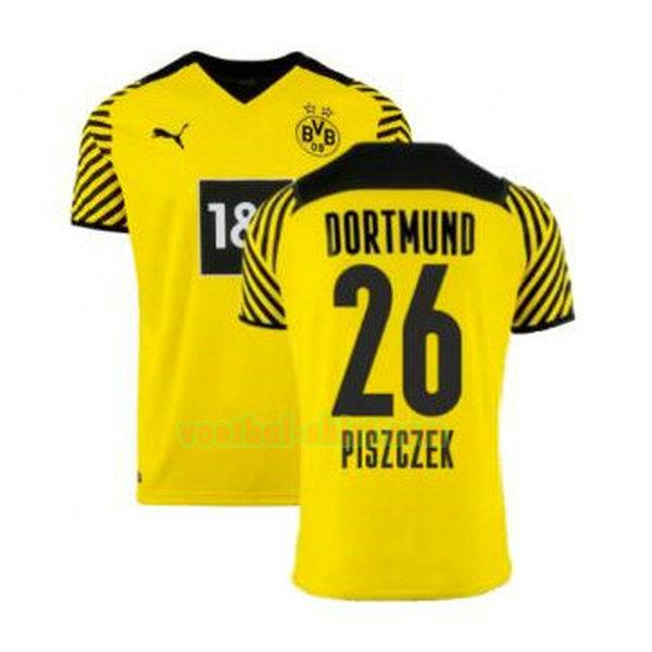 piszczek 26 borussia dortmund thuis shirt 2021 2022 geel mannen