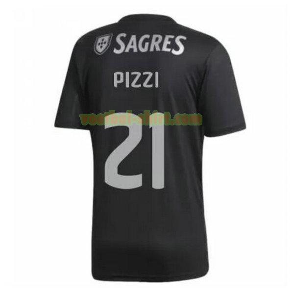 pizzi 21 benfica uit shirt 2020-2021 zwart mannen