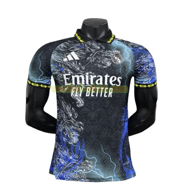 player real madrid special edition shirt 2024 2025 zwart blauw mannen