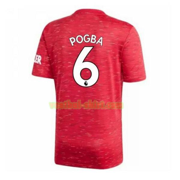 pogba 6 manchester united thuis shirt 2020-2021 mannen