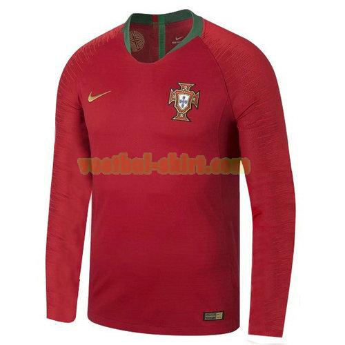 portugal lange mouwen thuis shirt 2018 mannen