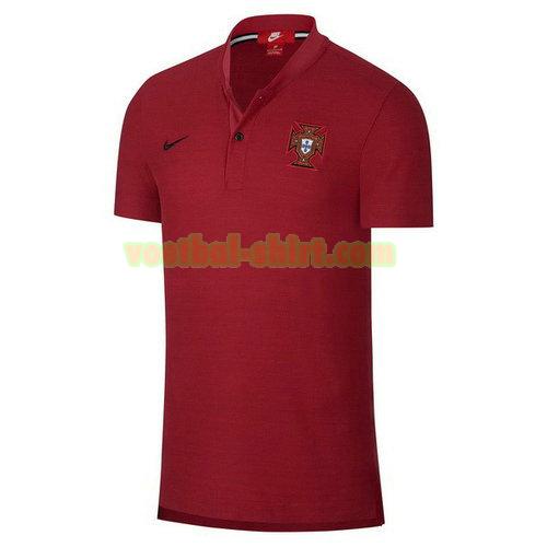 portugal poloshirt 2018 rood mannen