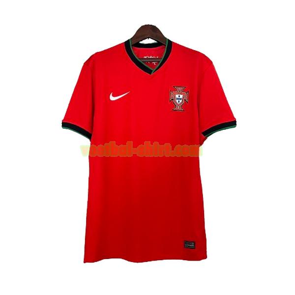 portugal thuis shirt 2024 thailand rood mannen