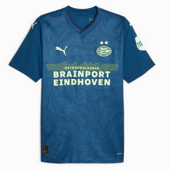 psv eindhoven 3e shirt 2023 2024 thailand blauw mannen