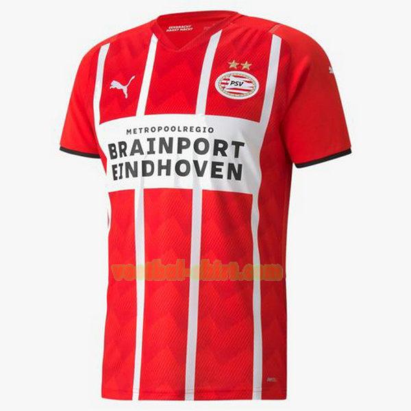 psv eindhoven thuis shirt 2021 2022 rood wit mannen