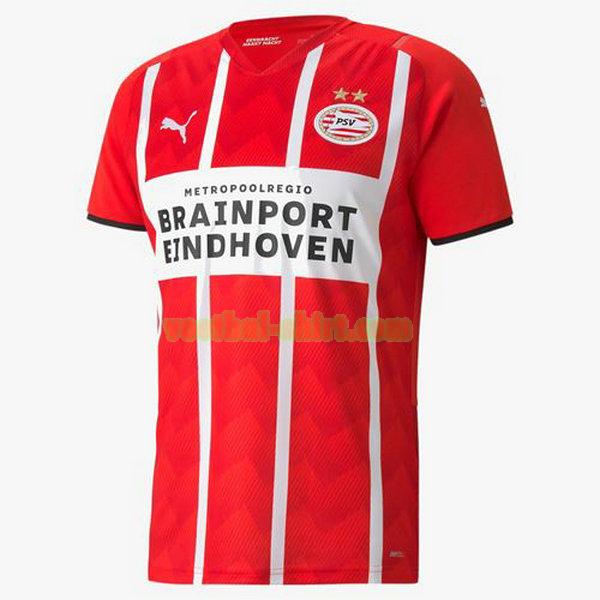 psv eindhoven thuis shirt 2021 2022 thailand rood wit mannen