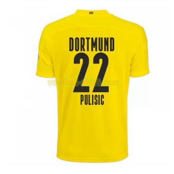 pulisic 22 borussia dortmund thuis shirt 2020-2021 mannen