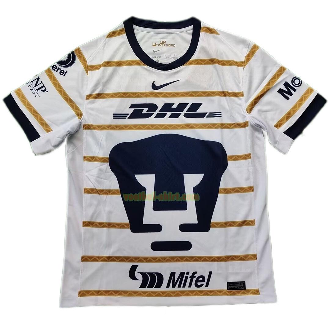pumas unam thuis shirt 2024 2025 thailand wit mannen