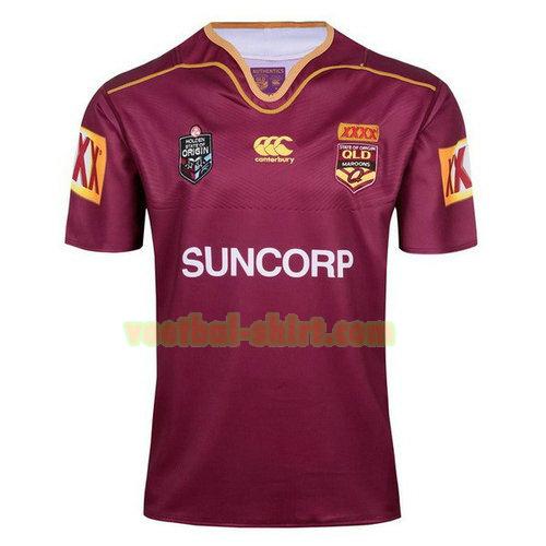 qld maroons rugby shirt 2017-2018 rood mannen