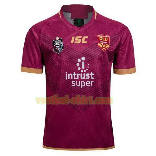 qld maroons rugby shirt 2018 rood mannen