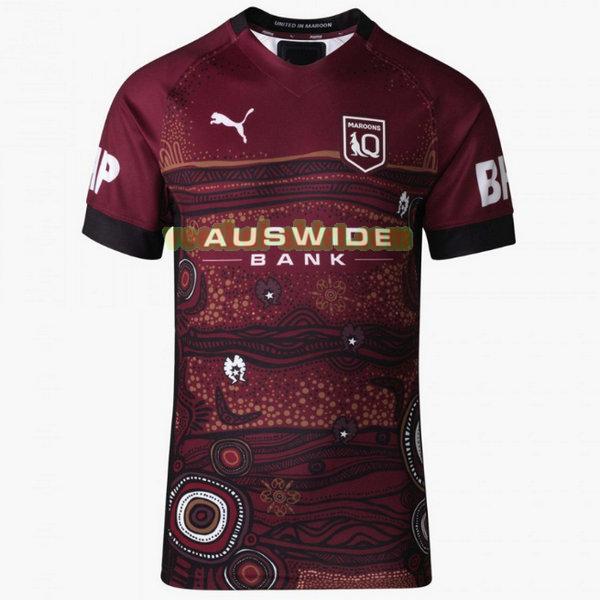 queensland maroons indigenous shirt 2021 purper mannen