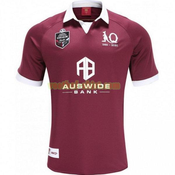 queensland maroons thuis shirt 2020 purper mannen